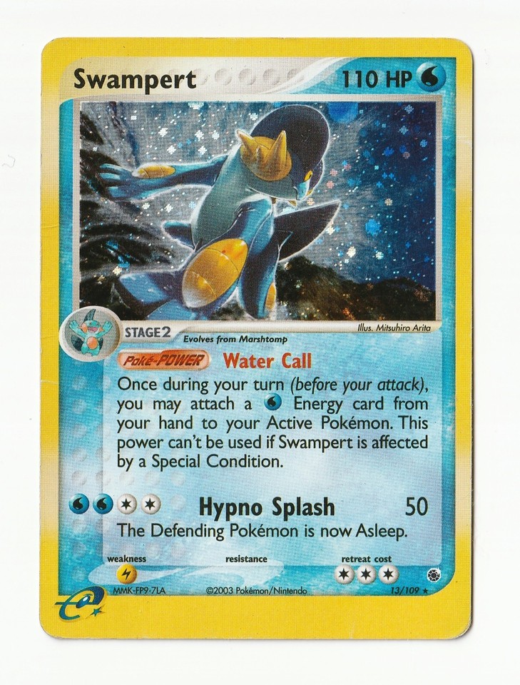 Swampert 13/109 Ruby and Sapphire for sale | eBay