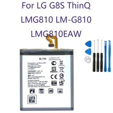 BL-T43 Replacement Battery for LG G8S ThinQ LMG810 LM-G810 LMG810EAW 3550mAh