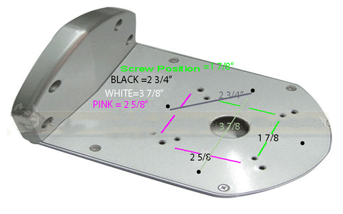 Outdoor Wall Mount Bracket Metal for 12CM CCTV Security Dome Camera - Beige  - Picture 2 of 5