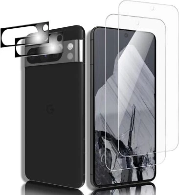 BOOS24 Google Pixel 7 / 7 Pro Panzerfolie 2x Displayschutz + 2x 9H Kamera Schutzglas