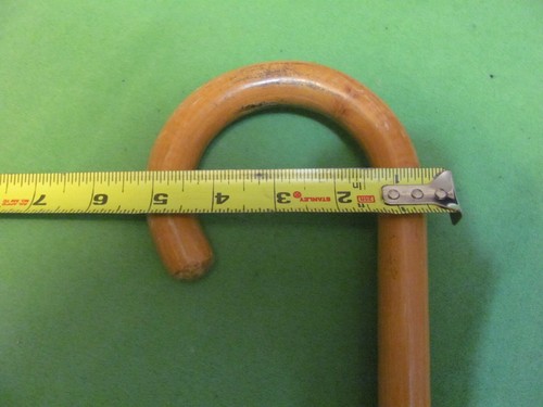 Vintage Wooden Walking Cane, Made of Solid Wood. 31.5" - Picture 9 of 9