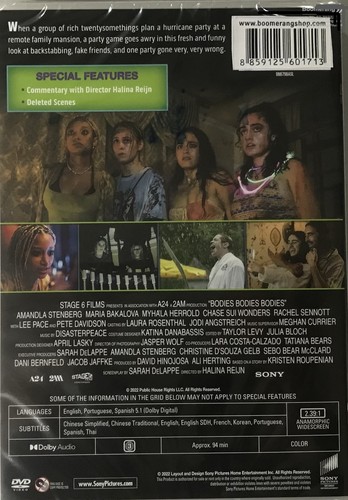 Bodies Bodies Bodies (2022) DVD R1,3,4 - Amandla Stenberg, Maria Bakalova - Picture 2 of 2