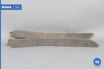 04-07 BMW 530i E60 Left and Right Center Console Carpet Trim Set 51167132688 OEM
