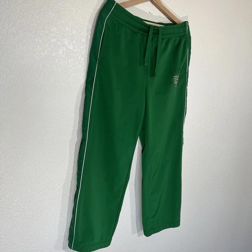 Pantalones de chándal Urban Pipeline para hombre talla pequeña. Verde rayado Y2K Foto 3 de 4