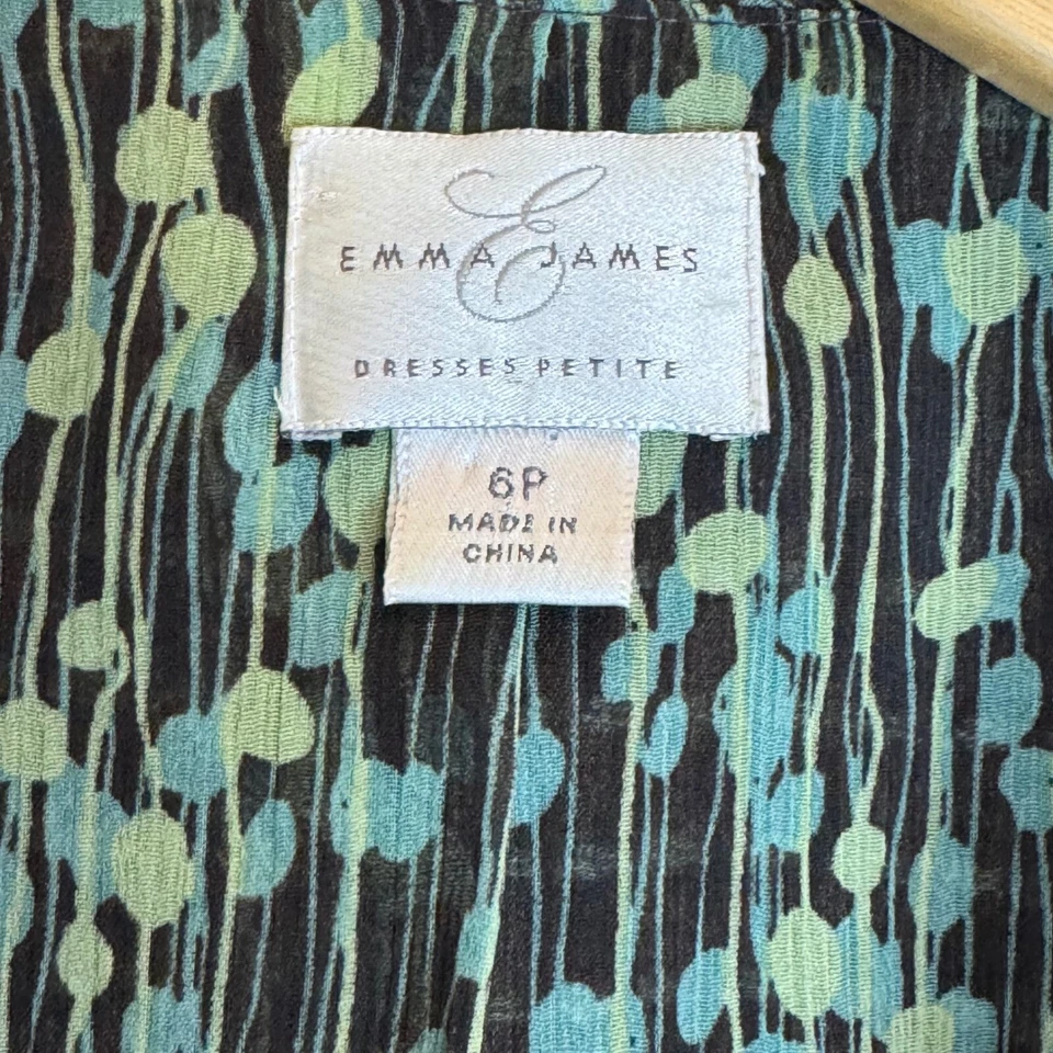 Blazer de Tweed Emma James Chaqueta Adornada con Volantes Marrón Verde Pequeño 6P de Colección Foto 4 de 4