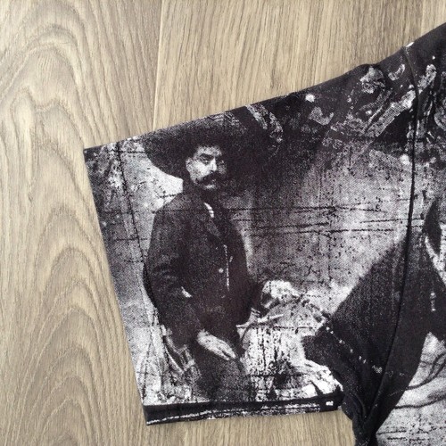 T-shirt vintage Emilio Zapata Puerta Vallarta Messico stampa all over taglia media - Foto 4 di 7