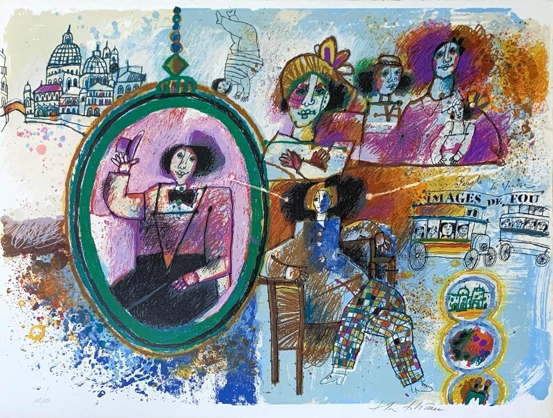 テオ・トビアス(Theo Tobiasse) Theo Tobiasse Original Lithograph S/N | eBay