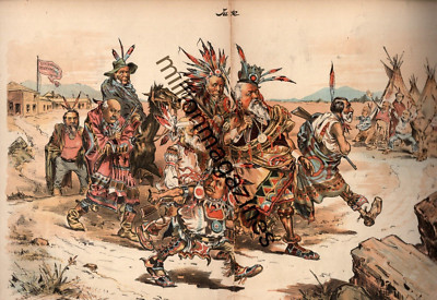 1891 Judge January 24 Centerfold - Republicans cross over to Democrat Sioux