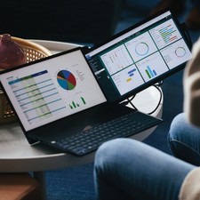 Mobile DUEX PLUS Portable Monitor Laptops Notebook 14" Full HD IPS Screen Extend