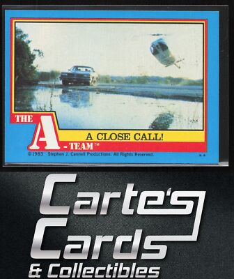 A Close Call! 1983 Topps The A-Team #57