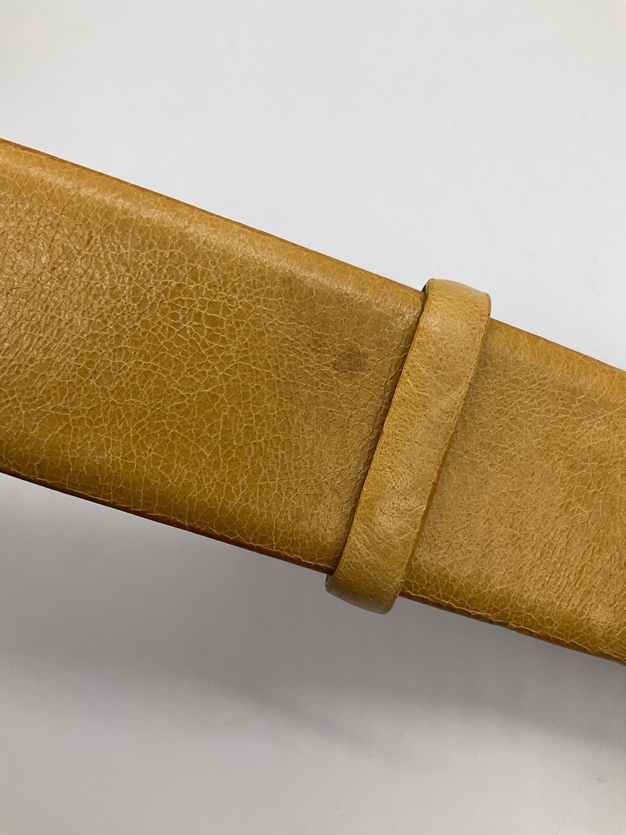 GUIDO ANGELOUI ITALIAN MADE LEATHER BELT‎ Guido Angeloni Genuine Leather Belt Handmade in Italy OLIVE  main image 4