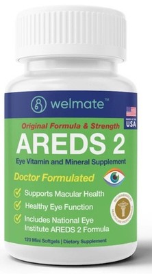 Eye Vitamin & Mineral Supplement, 120 Mini Softgels Exp 6/27 INTERNATIONAL SHIPP
