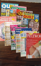 Quilt Pattern Lot - Folded Star, Easy Quilts, Patchwork, Piecework, Quiltworks