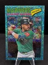 2026 Topps HERITAGE EUGENIO SUAREZ Seattle Mariners AQUA SPARKLE #29
