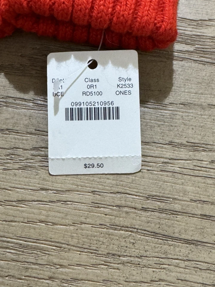 Mitones convertibles para mujer J.Crew mezcla de lana cachemir rojo tomate nuevos con etiquetas Foto 4 de 4