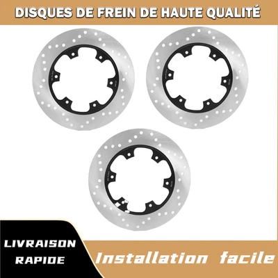 3x Disque de frein Avant Arriere pr Yamaha XTZ 750 XTZ750 Super Tenere 1989-2000 - Photo 1/4