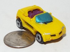 Small Micro Machine Pontiac Stinger Convertible in Yellow