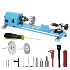 Mini Lathe Wood Lathe Machine Multi-Purpose Type Lathe Milling Cutting Grinding