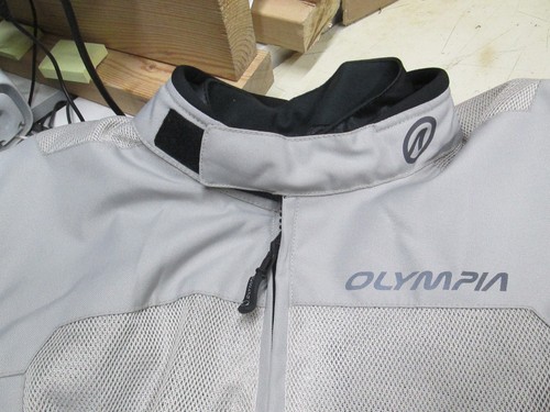 OLYMPIA NEWPORT 2 MOTORCYCLE JACKET + RAIN LINER - MENS LARGE GREY (CONCRETE) - Picture 4 of 11
