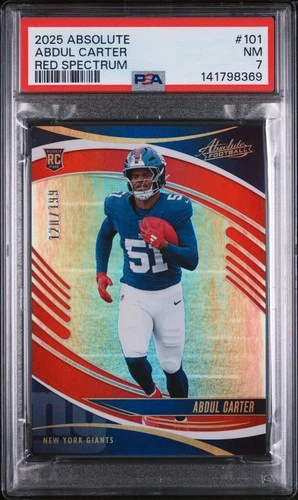 2025 Panini Absolute Abdul Carter Base (RAW)