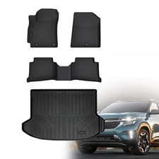 Floor Mats for 2021-2025 2026 Kia Seltos Cargo Mat, TPE All Weather Protect...