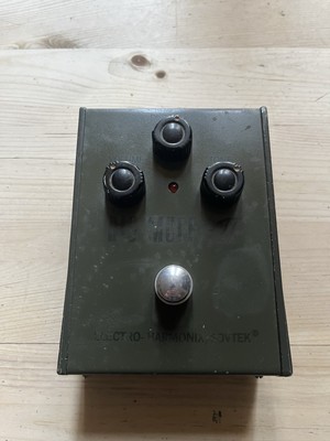 Vintage Original Electro-Harmonix Sovtek grün russischer großer Muff und kleiner Stein