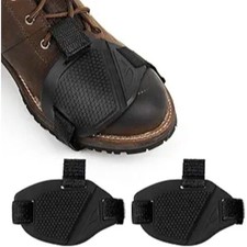 2PCS Motorcycle Shift Pad, Anti-Slip Rubber Protective Motorcycle Boot Cover, Ad
