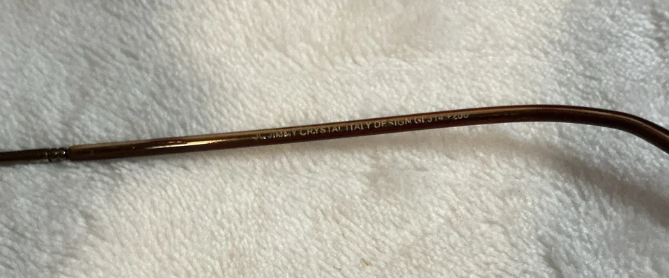 Gafas de colección marrón JC Jimmy Crystal GI314 +2,00 cristal Swarovski lectores con estuche Foto 3 de 4