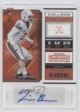 2018 Panini Contenders Draft Picks College Ticket Quin Blanding #219 Auto 05n7
