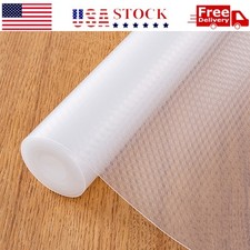 Cabinet Liners Non Slip Waterproof Clear Kitchen Drawer Shelf Liner 20 Feet Long