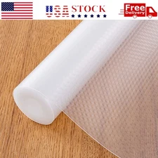 Cabinet Liners Non Slip Waterproof Clear Kitchen Drawer Shelf Liner 20 Feet Long