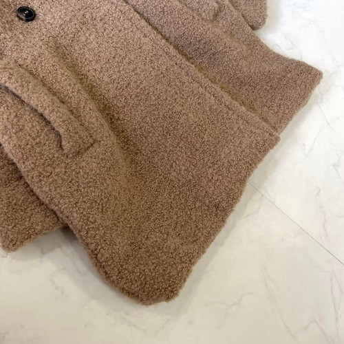 Max Mara Recent Model Fluffy Alpaca Blend Brown Hooded Teddy Coat US 2 (JP 38) - Picture 5 of 14