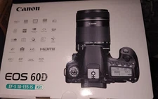 Canon EOS 60D 18.0MP Digital SLR Camera - Black (Kit w/ EF-S IS II 18-55mm Lens)