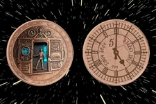 5 oz Copper Dark Machine of Time Color Glow in Dark Round in Capsule