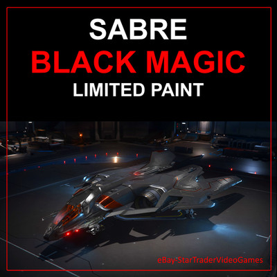 STAR CITIZEN PAINTS - SABRE BLACK MAGIC Limited Paint / Skin