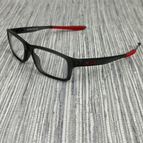 Oakley Kids Glasses Crosslink XS OY8002-0349 Satin Gray Red 49-14 Frames Only