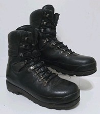 Meindl Austrian Army Boots Leather Padded Air Active Mountain Combat UK 10 Black