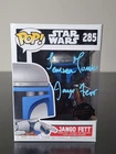 🔥MINT Funko Pop! Star Wars: Jango Fett #285 Signed Temuera Morrison W/COA!🔥