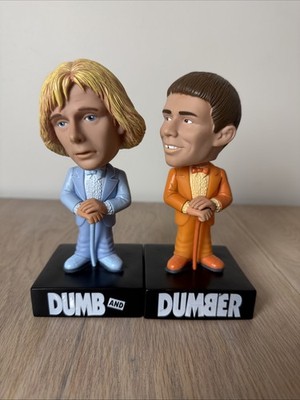 Dumb and Dumber Funko Talking Bobblehead Set 2011 Jim Carrey Jeff Daniels Used