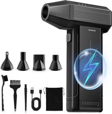 Compressed Air with LED Light, 150000 RPM Battery Blower 6000 mAh Compressed Air