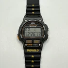 VTG Timex Ironman Triathlon Men Sport Idiglo Rubber Band Quartz Digital Watch