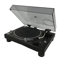 Technics SL-1200MK6 Black DJ Turntable w/ Goldring Cartridge, Dust Cover Tested