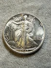1943 Silver Walking Liberty Half Dollar MS BU UNC High Grade Nice Coin See 7677