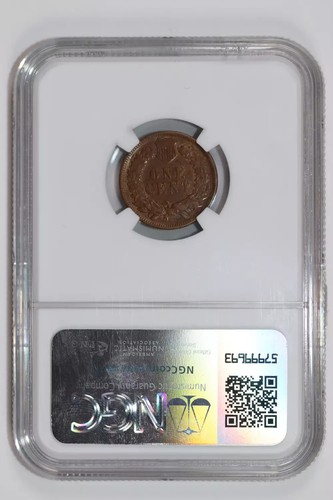 1909-S INDIAN HEAD CENT NGC AU50 BN - Picture 2 of 2