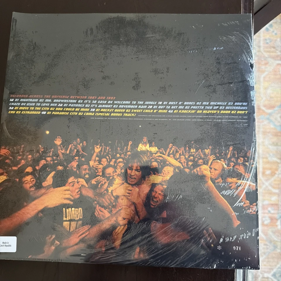 GUNS N ROSES Live Era 87-93 NEW 4LP PICTURE DISC VINYL/500 W/HYPE STICKER - Image 2 of 3