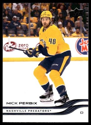 2025-26 Upper Deck #573 Nick Perbix Nashville Predators Hockey Card