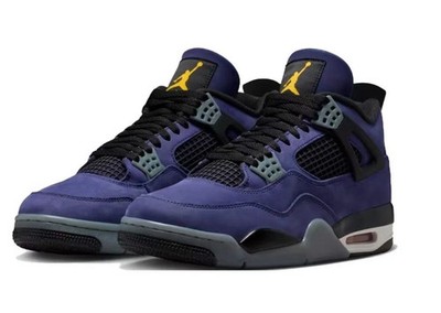 Men's Nike Air Jordan 4 Retro Lakers Imperial Purple FV5029-500