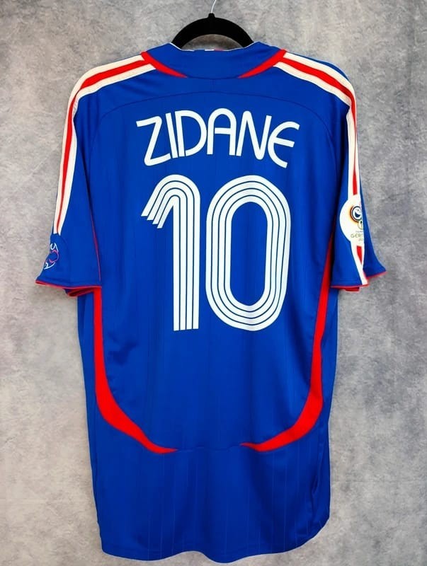 France 2006 Zidane #10 Vintage Football Jersey – Adidas Les Bleus Soccer Shirt