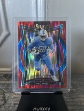 2024 Panini Select - Concourse Penei Sewell #87 Red Shock Prizm /249