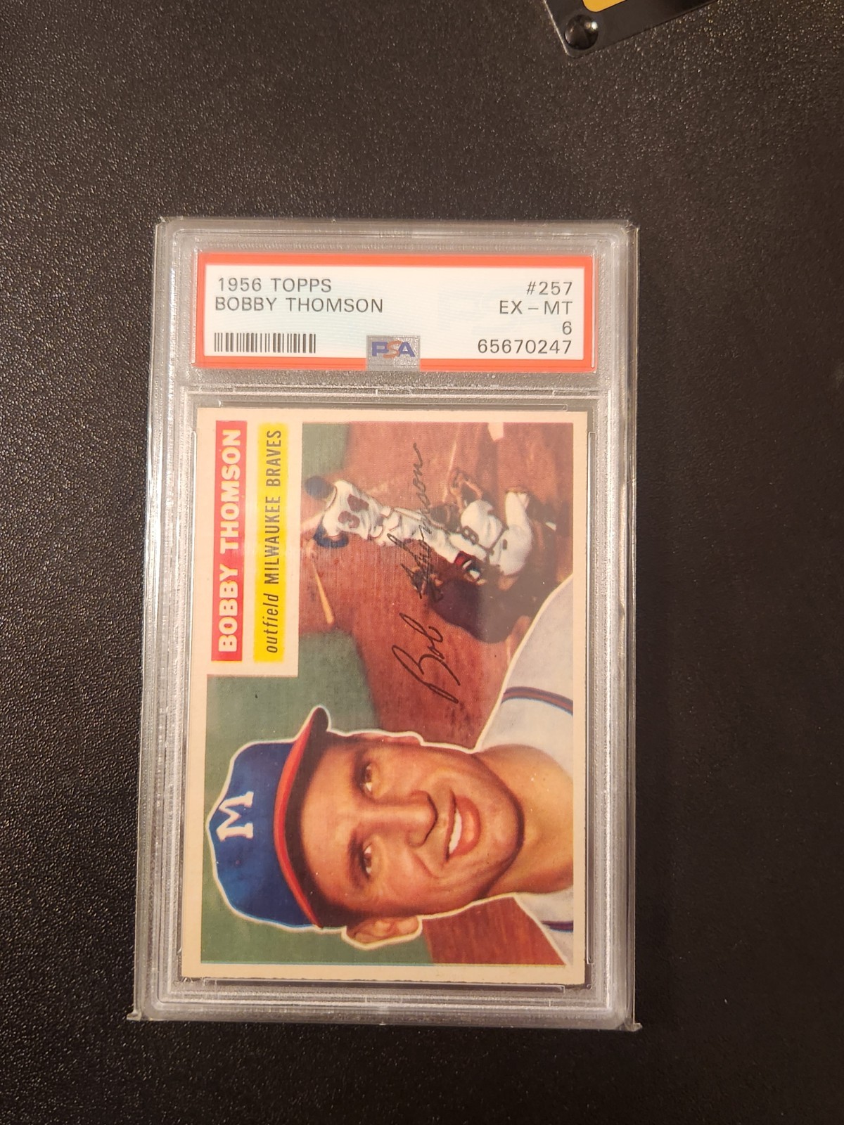 1956 Topps Bobby Thomson #257 PSA 6